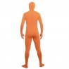 Orange-gelber Spandex Unisex-Zentai