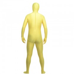 Gelber Ganzkörperanzug aus Spandex