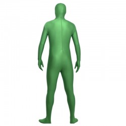 Grüner Ganzkörperanzug aus Spandex