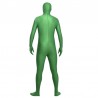 Combinaison intégrale en spandex vert