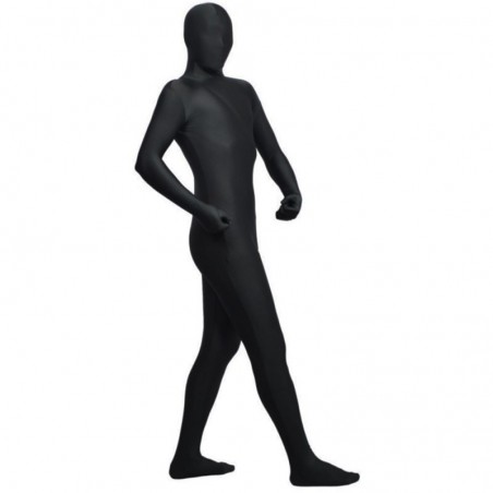 Schwarzer Ganzkörperanzug aus Spandex