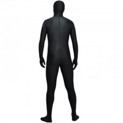 Schwarzer Ganzkörperanzug aus Spandex