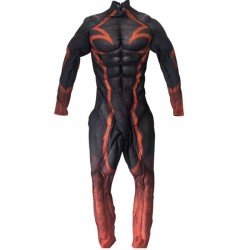 アニメ犬の筋肉ジャンプスーツ