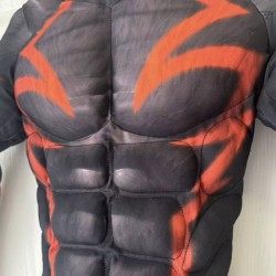 アニメ犬の筋肉ジャンプスーツ