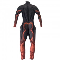 アニメ犬の筋肉ジャンプスーツ