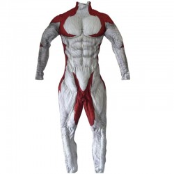 Toon Red Wolf Muskel-Jumpsuit für Cosplay
