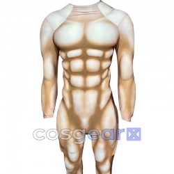 Gender-Neutral Padded Muscle Costume