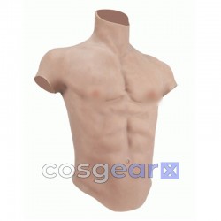 Plastron Musculaire Réaliste en Silicone Médical | Cosplay & Tournage