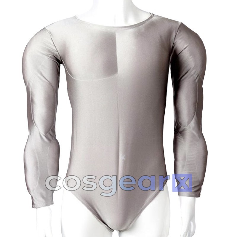 Cosplay-Muskel-Bodysuit für Männer & Frauen – 3D Gepolsterter Oberkörper & Dreieck-Unterteil