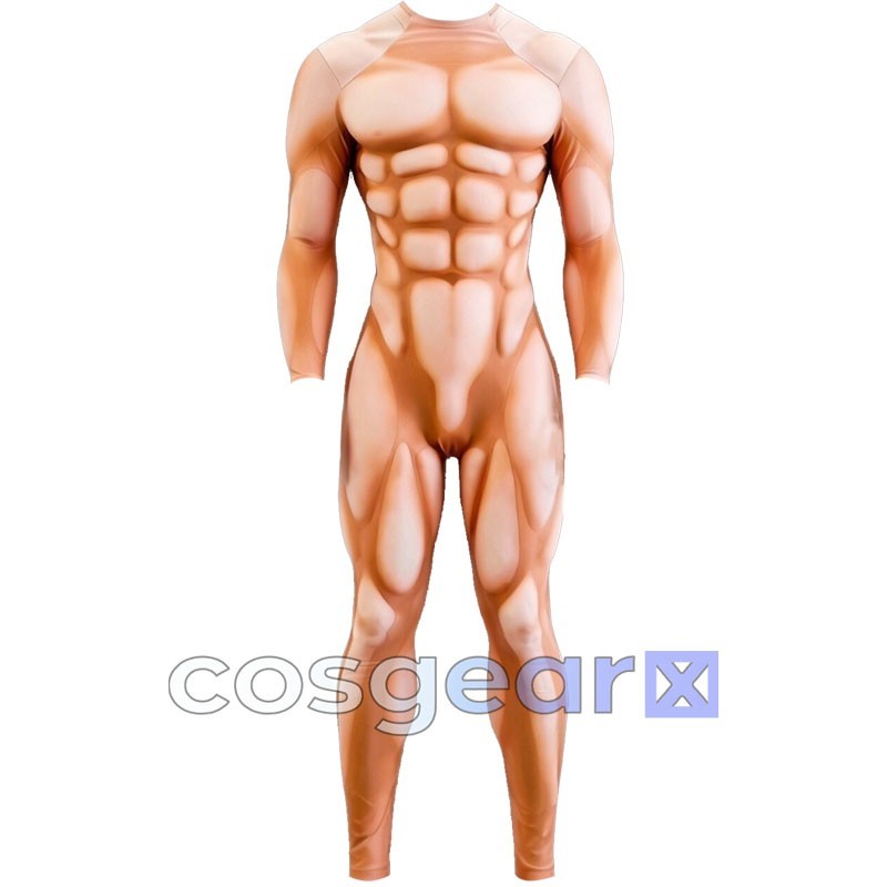 Costume musculaire rembourré neutre en genre