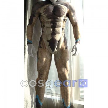 3D Muskel Zentai Fursuit