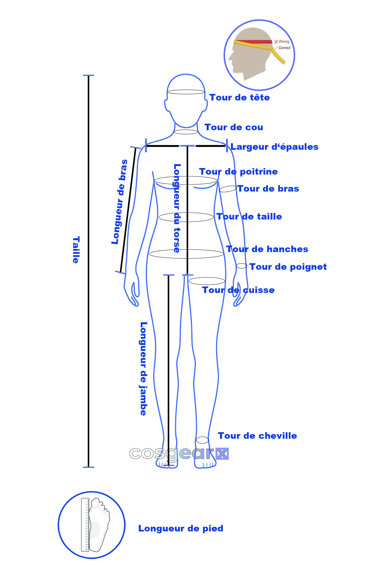 Guide des tailles